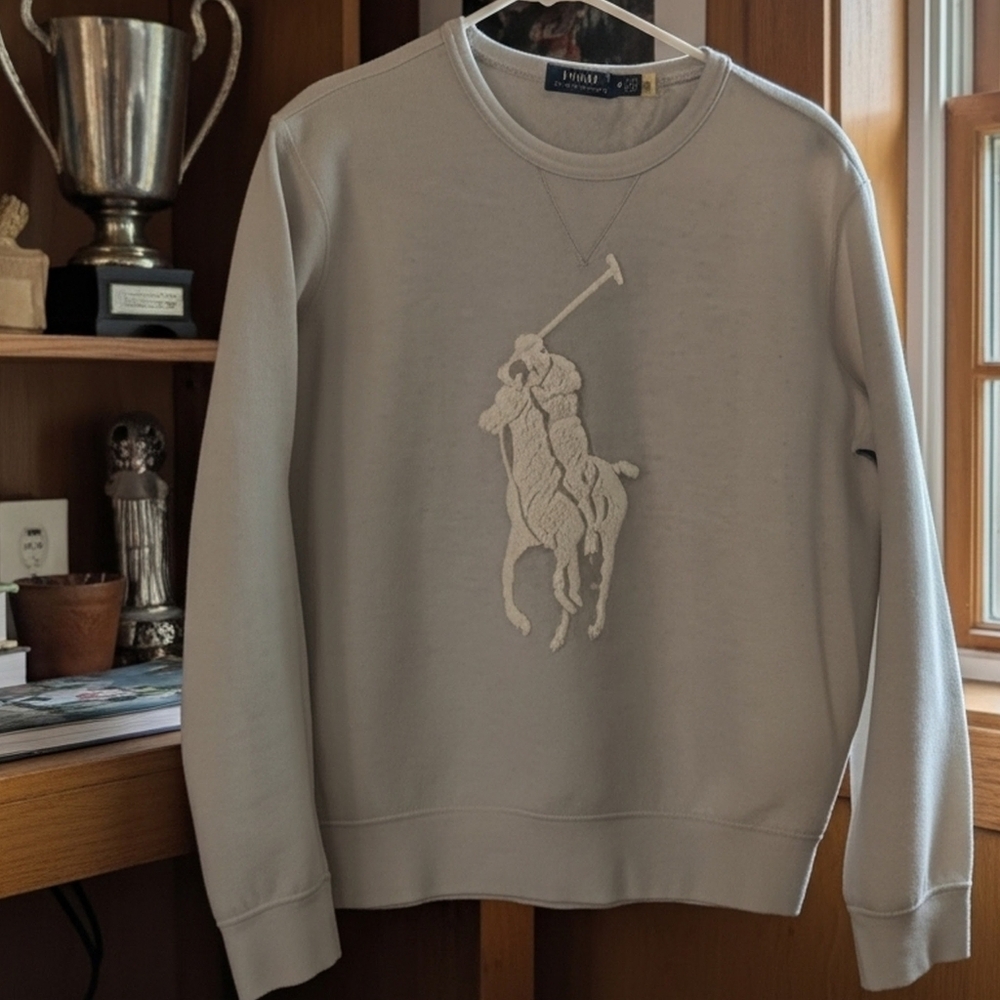 POLO Ralph Lauren Heather Gray (M) Crewneck Sweatshirt